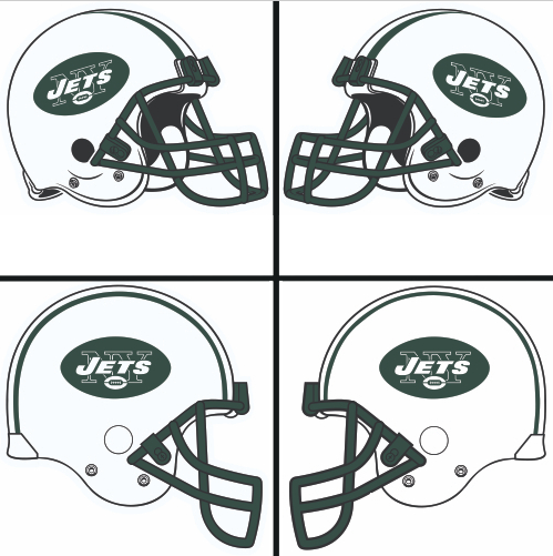 New York Jets Helmet Logo iron on paper